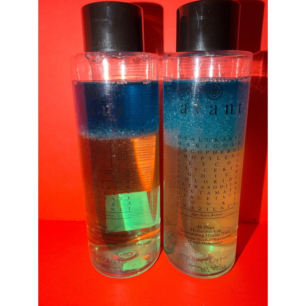 Avant Micellar Water Bi-Phase Hyaluronic Acid Rejuvenating Age Nutri-Revive 2pc‎